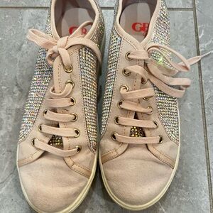 Gianni Bini girls crystal sneakers, size 4